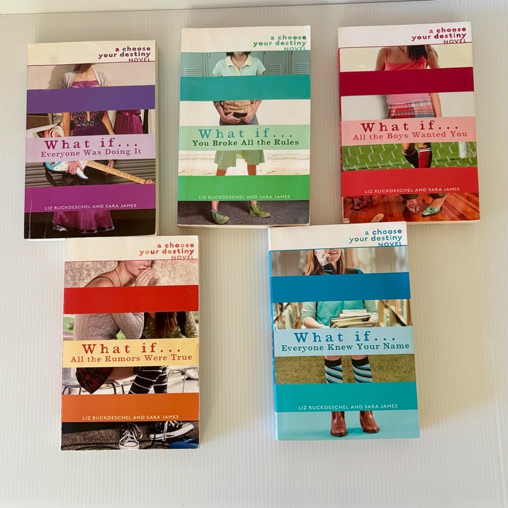 What If... A Choose Your Destiny Novel Set of 5 Books Interactive Young Adult